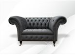 Poltrona Chesterfield Tessuto Grigio Mobili Creativi Nuovo Soggiorno Lusso Moderno