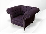 Poltrona Chesterfield Divano In Tessuto Divano In Tessuto Divani Divani Club Lounge Viola Nuovo