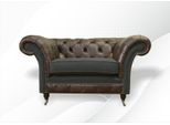 Poltrona Chesterfield In Pelle Mobili Creativi Nuovo Soggiorno Moderno Marrone Tessuto Lusso