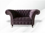 Poltrona Chesterfield Tessuto Melanzana Mobili Creativi Nuovo Soggiorno Moderno