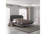 Letto Matrimoniale Grigio Arredo Camera Da Letto Moderno Letti Di Lusso Struttura In Legno