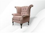 Lusso Design Mobili Sala Da Pranzo Poltrona Soggiorno Lounge Club Relax Divano Rosa Nuovo