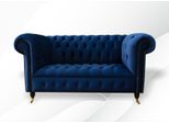 Divano Classico In Tessuto - Divano Chesterfield In Velluto 2 Posti Nuovo Jvmoebel ®