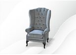 Poltrona 1 Posto Relax Tappezzeria Televisione Tessuto Divano Divani Chesterfield Nuovo