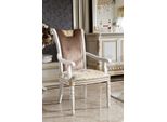 1X Sedia Trono Poltrona Set Sala Da Pranzo Designer Legno Antico Stile E62 Barocco Rococò