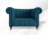 Divani Imbottiti In Tessuto Chesterfield Design Divano Di Lusso Poltrona 1 Posto Nuovo