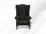 Chesterfield Wing Chair Divano Poltrona Classica Poltrona Lounge Club Mobili In Velluto Nuovo