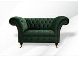 Chesterfield Lounge Club Poltrona Divano Imbottito Divano 1 Posto Mobili Divano Velluto Nuovo