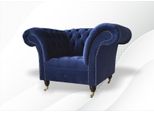 Lounge Club Poltrona Divano Divano Imbottito 1 Posto Chesterfield Mobili Divano Velluto Nuovo