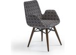Poltrona Di Lusso Sala Da Pranzo Sedia Moderna Di Design Con Braccioli New