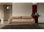 Soggiorno Divano In Pelle Beige Due Posti Design Divani Imbottiti Divani 2 Posti Prianera