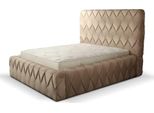 Struttura Letto Di Lusso 180X200 Cm Colore Beige Testata Letti Mobili Camera Da Letto