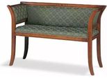 Panca Panca Classica Mobili Imbottiti Di Lusso Tessuto Di Rivestimento 116X45X77