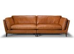 Divano 3 Posti Marrone Lusso Design Mobili Soggiorno Mobili Pelle Stile Prianera Nuovo