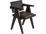 Sedia In Legno Design Poltrona Marrone Sala Da Pranzo Mobili Seduta Arredamento Nuovo