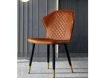 Sedia Marrone Per Sala Da Pranzo Poltrona Moderna Monoposto Di Design