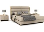 Letto Matrimoniale Beige Chiaro Letti Di Lusso Per La Camera Da Letto Letto Moderno Di Design