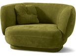 Poltrona Seduta Verde Prianera Design Tappezzeria Soggiorno Monoposto Mobili Stile Lusso