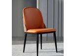 Sedia Arancione Per La Sala Da Pranzo Sedie Di Design Monoposto In Legno Tessile