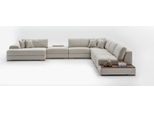 Divano Angolare A U Mobili Zona Giorno Design Divano Imbottito Grigio Set Angolare
