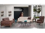 Set Chesterfield In Ecopelle Poltrona Moderna Di Design A Tre Posti 3 Pezzi