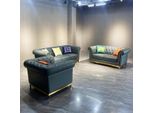 Set Di Divani Chesterfield Da Salotto Set Di Lusso 3+2+1 Gruppo Nuovo