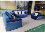 Divano Chesterfield Set Di Divani Set Di Divani Divano Blu 3 Pezzi.