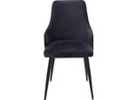 Sala Da Pranzo Di Lusso Nero Designer 6X Sedie Monoposto Arredo Moderno