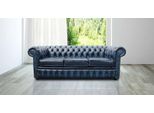 Design Chesterfield Divano Imbottito Di Lusso Set Di Sedute In Pelle Tessile Nuovo #121
