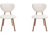 Sedia Da Sala Da Pranzo Bianca 2X Sedie In Legno Sedia Moderna Monoposto Nuova