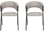 Sala Da Pranzo Lusso Stile Designer Moderno 2X Sedie Seduta Imbottita Arredamento Nuovo