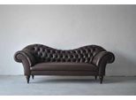 Divano A Tre Posti Di Design Imbottitura Nera Seduta Tessile Divano 3 Posti Chesterfield