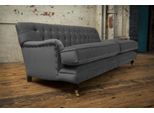 Divano Chesterfield Grigio Divano Tappezzato 3 Posti Divani Set Divani Nuovo