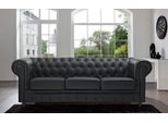 Divano Chesterfield Imbottito Divani Classici In Pelle Schaffhau 3 Posti - 276