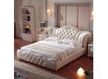 Letto Chesterfield Design Tessile Velluto Imbottitura Pelle Letti Hotel Camera Da Letto Nuovo
