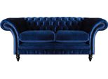 Divani Da Salotto Divano A Due Posti Arredamento Blu Chesterfield Nuovo