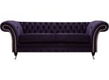 Divano Chesterfield Viola A Due Posti Divano Soggiorno Nuovo Divani Tessile Nuovo