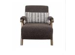 Poltrona Marrone Di Design Monoposto Soggiorno 1 Posto Sedia Di Lusso Nuova