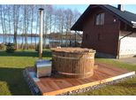 Idromassaggio Vasca Idromassaggio Vasca In Legno Forno Esterno Botte Da Giardino Bagno Thermowood