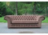 Divano 3 Posti Tessuto Design Divano Tappezzeria Divani Tessile Moderno Chesterfield Beige