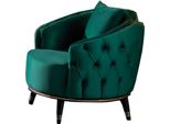 Poltrona Chesterfield Verde Poltrona Rotonda Poltrona Da Salotto Poltrona Monoposto