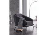 Poltrona Tessile Arredamento Moderno Seduta Di Design Soggiorno Poltrona Imbottita 84X79X91