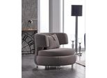 Poltrona Moderna Soggiorno Di Design Seduta Di Lusso Arredo Tessile Club Relax