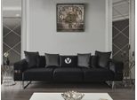 Soggiorno Divano Divano Imbottito Divani Xxl Design Divano 4 Posti Tessile Grande Nuovo