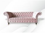 Chesterfield 3 Posti Rosa Chiaro Mobili Creativi Nuovo Soggiorno Divano Design Moderno