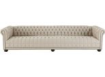 Crema Chesterfield Soggiorno Quattro Posti Design Divano Divano Mobili Tessuto Divani