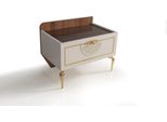 Camera Da Letto Comodino Design Moderno Mobili Legno Lusso Nuovo Bianco