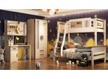 Camera Da Letto Per Ragazzi Set Armadio Moderno Cassettiera Tavolo Nuovo 2 Pezzi.