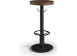 Tavolo Da Bar Tavolo Da Bar Rotondo Moderno Legno Marrone Mobili Nuovo Design Di Lusso