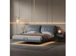 Camera Da Letto Grigia Letti Di Design Struttura In Legno Mobili Di Lusso Moderni